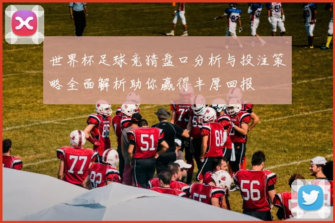 世界杯足球竞猜盘口分析与投注策略全面解析助你赢得丰厚回报